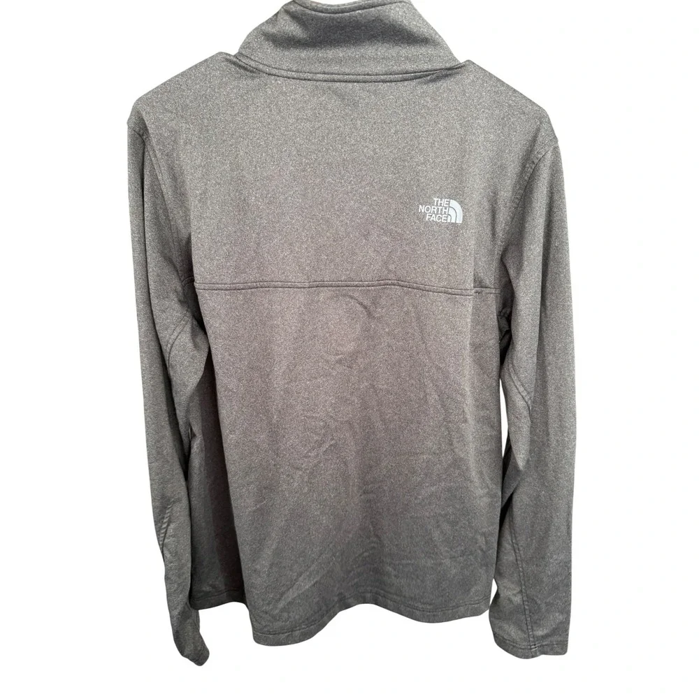 The‎ North Face Men's Grey Fleece 1/4 Zip Pullover Sweatshirt M/M